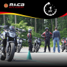 Apprentissage moto initiation sur piste privée de Nivelles