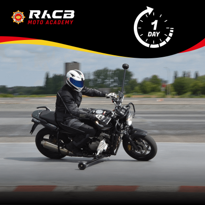 Certaines motos sont équipée de "bras" sur amortisseurs destinée à l'apprentissage de la mise sur l'angle.